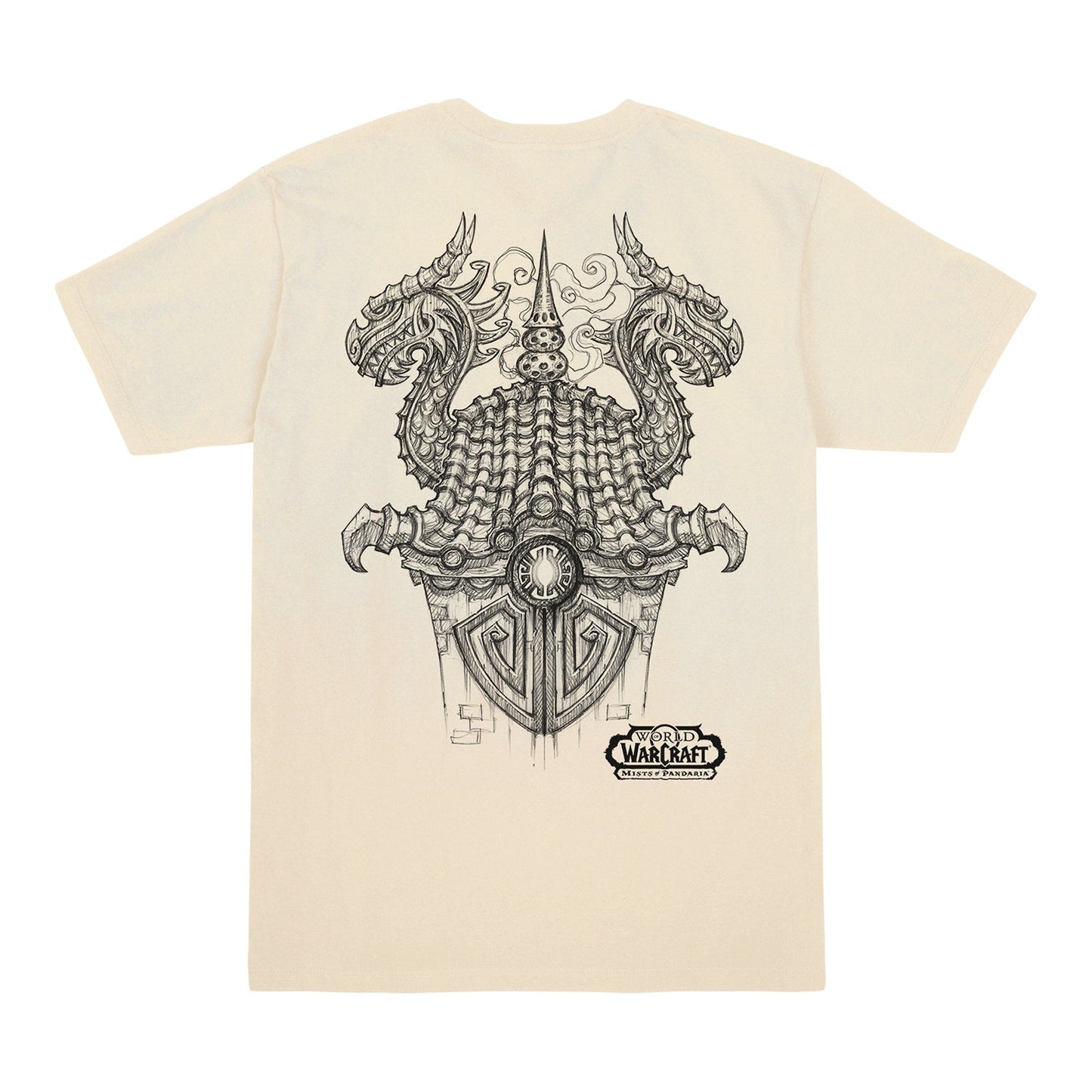 World of Warcraft: Mists of Pandaria Sketch T-shirt - Vue arrière