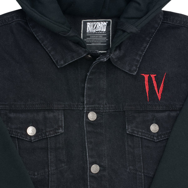 Vlone denim hot sale jacket replica