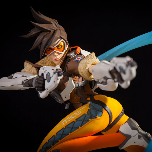 Blizzard Overwatch Tracer Statue Version 1 Original Face