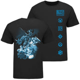 BlizzCon 2023 Commemorative Art T-Shirt - Vorder- und Rückansicht