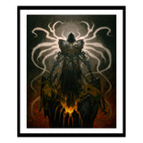 Diablo IV "Inarius" 41 x 51 cm Gerahmter Kunstdruck - Vorderansicht