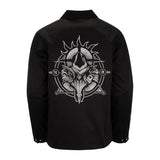 Diablo IV Inarius Schwarz Button-Up Jacke - Rückansicht