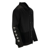 Diablo IV Inarius Schwarz Button-Up Jacke - Seitenansicht