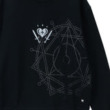 Diablo IV Rogue Schwarz Rundhalsausschnitt  Sweatshirt - schließen Up Frontansicht