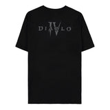 Schwarzes Diablo IV "Tree of Life" T-Shirt  - Rückansicht