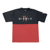 Diablo IV Rot Colour Block T-Shirt - Vorderansicht