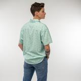 Overwatch Pachimari Blau Button-Up Hemd - Rückenansicht