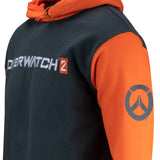 Overwatch 2 Charcoal Colour Block Kapuze - schließen Ansicht von oben