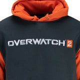 Overwatch 2 Charcoal Colour Block Kapuze - schließen Ansicht von oben