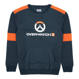 Overwatch 2 Logo Graues Rundhalsausschnitt Sweatshirt - Vorderansicht