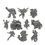 Blizzard Series 10 Individual Blind Pin Pack - Alle Pins Ansicht Chrom