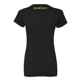 StarCraft Zerg Rush Women's Schwarz T-Shirt  - Rückansicht