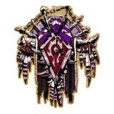 World of Warcraft Horde Wappen Ornament - schließen Ansicht von oben