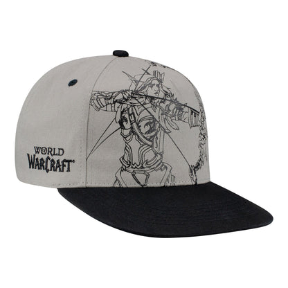 World of Warcraft Sylvanas Sketch Snapback Hut - Rechte Seitenansicht