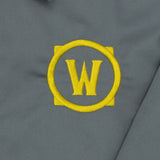 World of Warcraft Graue Arbeit Jacke - Stickerei Nahaufnahme
