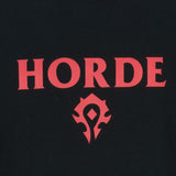 World of Warcraft Horde Logo Schwarz  Rundhalsausschnitt  Sweatshirt - schließen Up View