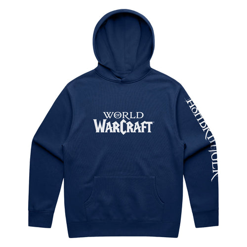 World of Warcraft Ashbringer Blau Pullover Kapuze - Vorderansicht