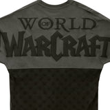 World of Warcraft Billboard Langärmelig Grau T-Shirt - schließen Up Rückansicht