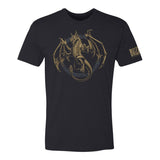 World of Warcraft Wrathion Schwarz T-Shirt  - Vorderansicht