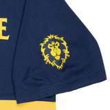 World of Warcraft Alliance Gold Colour Block T-Shirt - schließen Up View