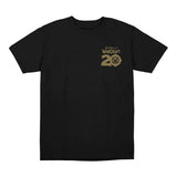 Schwarzes T-Shirt zum 20. Jubiläum von World of Warcraft  - Vorderansicht