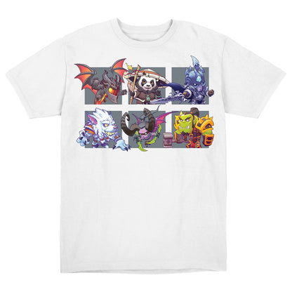 World of Warcraft Cute But Deadly T-Shirt - Weiß Version Frontansicht