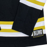 World of Warcraft Schwarz Hockey-Trikot - schließen-Ansicht von oben