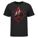 Diablo IV Inarius und Lilith Schwarz T-Shirt  - Vorderansicht