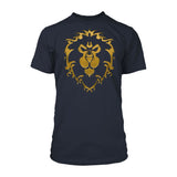 World of Warcraft J!NX Blau Danger Alliance T-Shirt - Vorderansicht