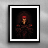 Diablo II: Wiederauferstandener 16 x 20 Zoll gerahmter Kunstdruck - Vorderansicht mit gerahmtem Kunstdruck an der Wand