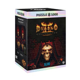 Diablo II: Wiederauferstandenes 1000-Teile-Puzzle in Rot - Vorderansicht links