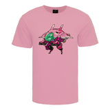 Overwatch D.Va Rosa Pixel T-Shirt - Vorderansicht