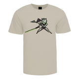 Overwatch Genji Beige Pixel T-Shirt - Vorderansicht