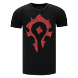 World of Warcraft J!NX Schwarz Danger Horde T-Shirt - Frontansicht