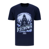 World of Warcraft Lich King Icecrown Blau T-Shirt  - Frontansicht