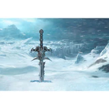 World of Warcraft Eis-Podest für Frostgram-Schwert - Vorderansicht des Schwertes
