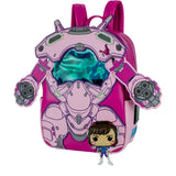 ¡Overwatch D.Va Loungefly Pop! ¡Mochila - Vista frontal con Pop!