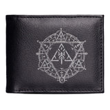 Diablo IV Negro Negro  Billetera Bifold - Vista frontal