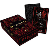 Diablo: La Baraja de Tarot y Guía del Santuario - muestras de cajas y cartas