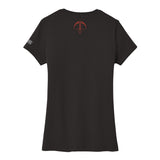 Camiseta negra del pícaro de Diablo IV (mujer) - Vista posterior