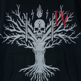 Diablo IV Árbol de los Susurros Negro Pullover Sudadera - cerrar Arriba Vista Delantera