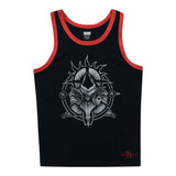 Camiseta de tirantes negra de Inarius de Diablo IV - Vista frontal