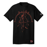 Diablo IV Pícaro Negro T-camisa -Vista frontal