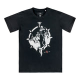 Diablo IV Nigromante Épico Negro T-camisa