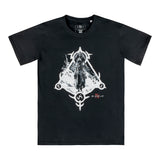 Diablo IV Hechicero Negro T-camisa -Vista frontal