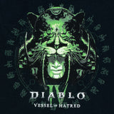 Diablo IV: Vessel of Hatred Brilla en la oscuridad Negro T-camisa - cerrar-Up Vista del diseño