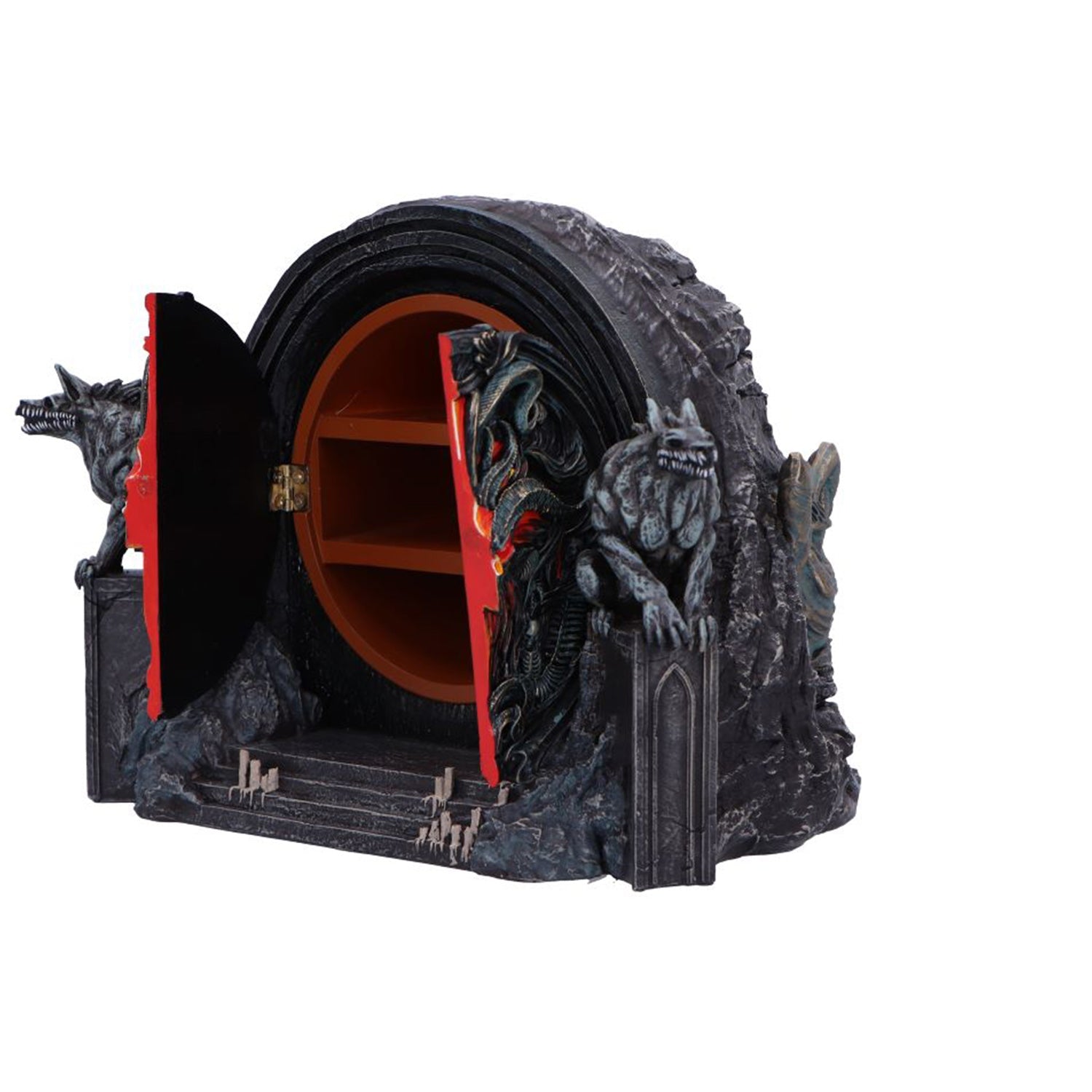 Diablo IV Hells Gate Box - Vista lateral Puertas abiertas