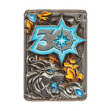 Hearthstone Collector's Edition 30th Card Back Pin en Azul - Vista frontal