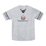 Overwatch 2 Logotipo Camiseta gris mujercamisa -Vista frontal