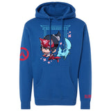 Overwatch 2 Kiriko Azul Sudadera  - Vista frontal